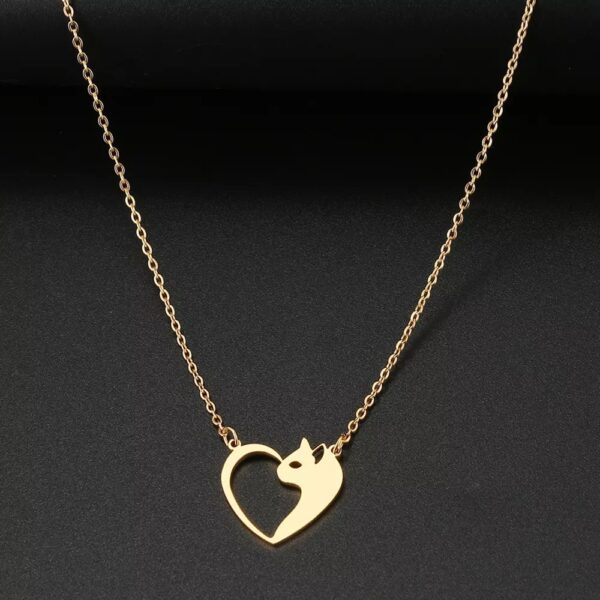 Heart Cat Pendant Necklace™ – Cute and Charming Jewelry for Cat Lovers