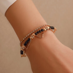Ethnic Style Beaded Tassel Bracelet™ – Boho Diamond-Inspired Jewelry for Women