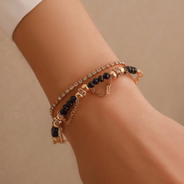 Ethnic Style Beaded Tassel Bracelet™ – Boho Diamond-Inspired Jewelry for Women