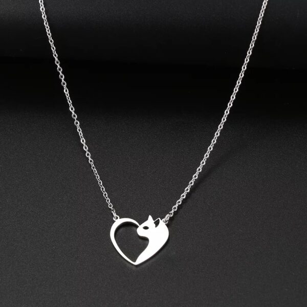 Heart Cat Pendant Necklace™ – Cute and Charming Jewelry for Cat Lovers