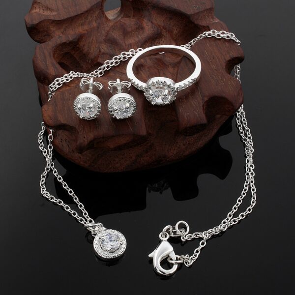 Luxury Zircon Jewelry Set™ for Women – Elegant Necklace, Earrings & More