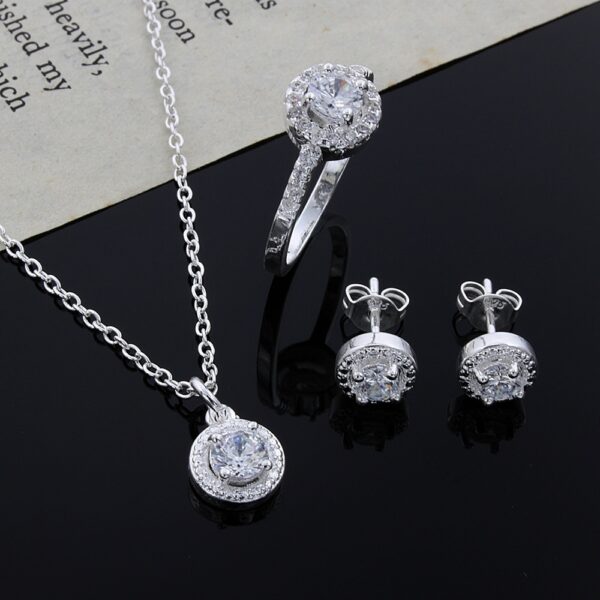 Luxury Zircon Jewelry Set™ for Women – Elegant Necklace, Earrings & More