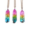 1448f784-17ee-4c09-8e43-122bc9c493ce.jpg Hot Selling Stone Crystal Pillar Tree Of Life Pendant Ins Fashion Necklace