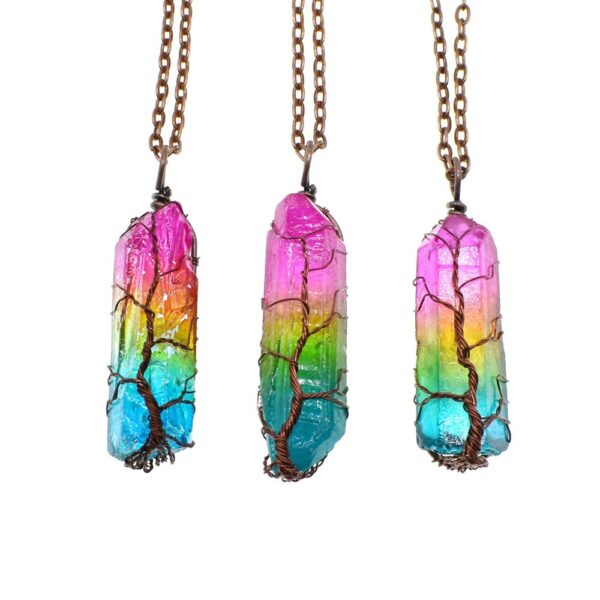 1448f784-17ee-4c09-8e43-122bc9c493ce.jpg Hot Selling Stone Crystal Pillar Tree Of Life Pendant Ins Fashion Necklace