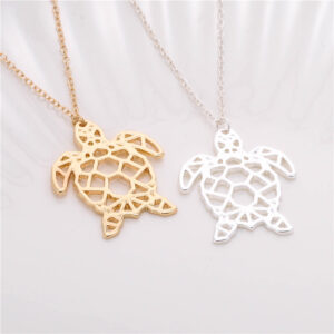 Trendy Hollow Turtle Pendant Necklace™ – Unique Personality Jewelry for Women & Girls
