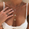 Multi-layer Moon Pendant Necklaces™ – Bohemian Elegant Wafer Necklaces for Women