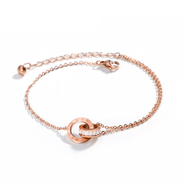 Diamond Inlaid Zircon Titanium Steel Bracelet™ – Luxury & Durability in One Elegant Design