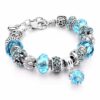 Crystal Beads Charm Bracelet™ – Elegant Snake Chain Bangle for Women’s Jewelry