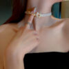 Short Rhinestone Statement Necklace™ – Elegant Sparkle Jewelry for Women
