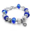 Crystal Beads Charm Bracelet™ – Elegant Snake Chain Bangle for Women’s Jewelry