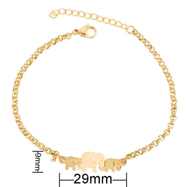 Femme Elephant Charm Bracelet™ – Elegant Symbolic Jewelry for Women
