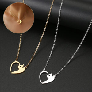 Heart Cat Pendant Necklace™ – Cute and Charming Jewelry for Cat Lovers