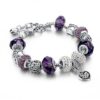 Crystal Beads Charm Bracelet™ – Elegant Snake Chain Bangle for Women’s Jewelry