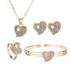 Love Jewelry Set™ – Elegant Heart Necklace & Earring Set for Women