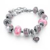 Crystal Beads Charm Bracelet™ – Elegant Snake Chain Bangle for Women’s Jewelry