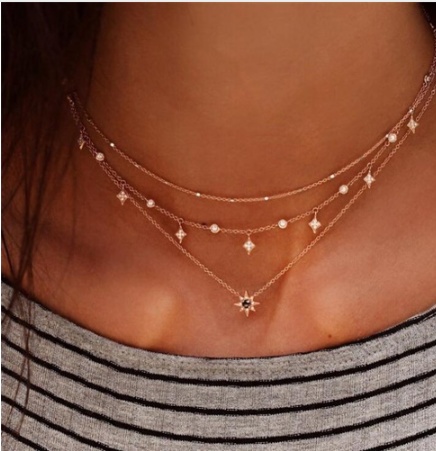 Crystal Star & Evil Eye Necklace™ – Protective and Stylish Jewelry for Women