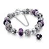 Crystal Beads Charm Bracelet™ – Elegant Snake Chain Bangle for Women’s Jewelry