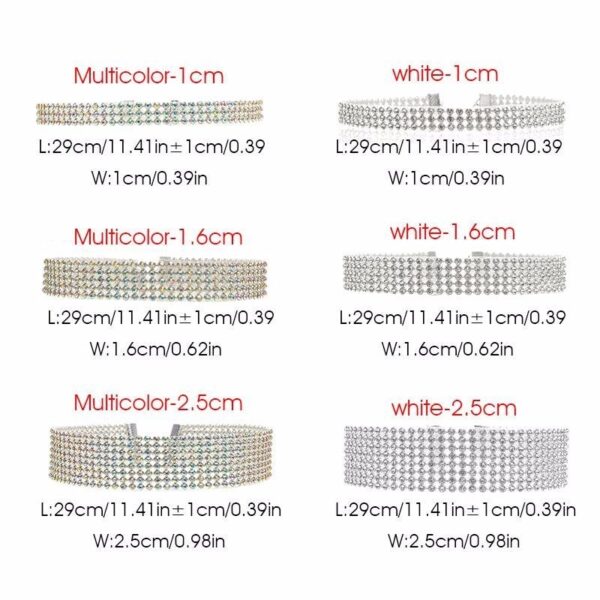 Fashion Women Full Crystal Rhinestone Choker Necklace™ – Sparkling Wedding Jewelry