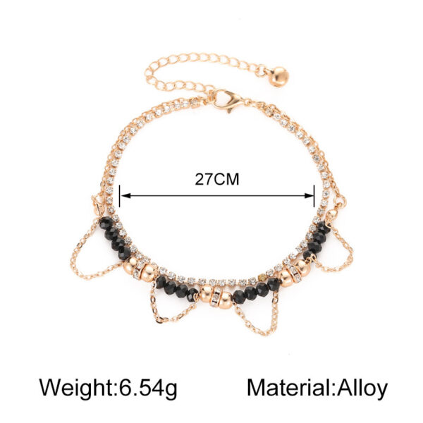 Ethnic Style Beaded Tassel Bracelet™ – Boho Diamond-Inspired Jewelry for Women