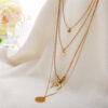 Multi-layer Moon Pendant Necklaces™ – Bohemian Elegant Wafer Necklaces for Women