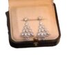 Women’s High-Quality Silver Needle Christmas Tree Earrings™ – Elegant Holiday Jewelry