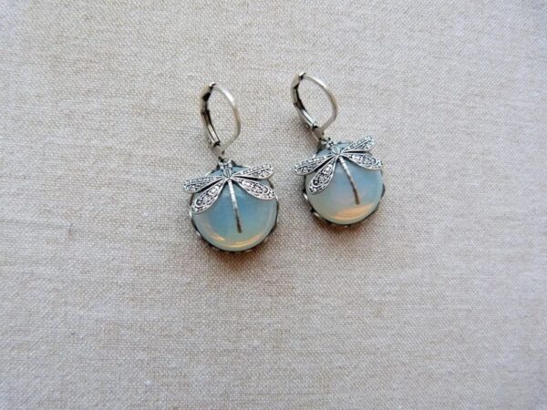 52314a16-28f4-44d6-919f-8529ed21db4b.jpg Boho Dragonfly Drop Earrings – Vintage Blue Moonstone Pendant for Women, Ethnic Wedding Charm Jewelry
