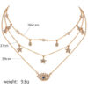 Crystal Star & Evil Eye Necklace™ – Protective and Stylish Jewelry for Women