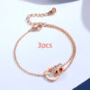 Diamond Inlaid Zircon Titanium Steel Bracelet™ – Luxury & Durability in One Elegant Design
