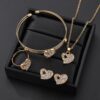 Love Jewelry Set™ – Elegant Heart Necklace & Earring Set for Women