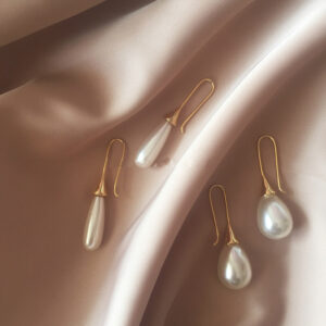 Waterdrop Pearl Simple Personality Earrings™ – Elegant Minimalist Jewelry