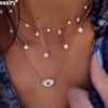 Crystal Star & Evil Eye Necklace™ – Protective and Stylish Jewelry for Women