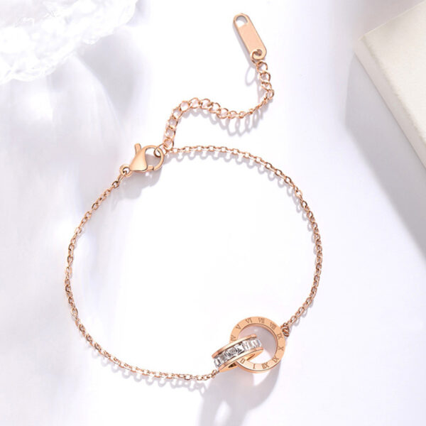 Diamond Inlaid Zircon Titanium Steel Bracelet™ – Luxury & Durability in One Elegant Design