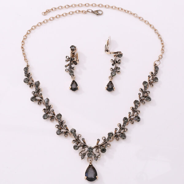 9762e377-73ec-4438-95aa-913d7afbbb27.jpg Bridal Rhinestone Zircon Earring Necklace