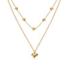 Gold Double Heart Necklace™ – Elegant Romantic Jewelry for Women