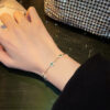 O1CN01NCBxrk2N6fYHSG5cq_2216640519914-0-cib.jpg Pearl Flowers Bracelet All-match Fashion Adjustable Chain Bracelet