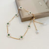 O1CN01Oc0MlL2N6fYMcspEu_2216640519914-0-cib.jpg Pearl Flowers Bracelet All-match Fashion Adjustable Chain Bracelet