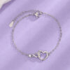 Gift for Girlfriend – Heart Bracelet™ – Romantic Jewelry for Her