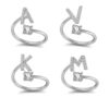 26 Letter English Rings Jewelry