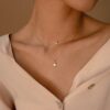 1ac7f801-183a-464b-84ba-8d9462749e7c.jpg Starburst Layered Necklace by Caitlyn Minimalist • Diamond Star Necklace, Celestial Jewelry • Minimalist Style • Gift for Women