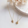 2057635240135.jpg Zircon rose neck chain clavicle chain cool wind