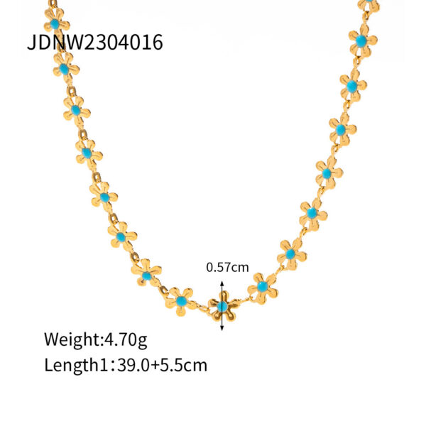 2af0101a-9da6-40fd-80bb-ba6d32fb17a9.jpg National Style Pastoral Oil-spot Glaze Flowers Necklace Bracelet Jewelry