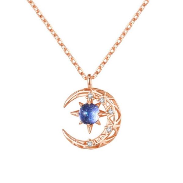 3edbdf93-c68c-4dfe-97c1-0a833fd09152.jpg Explosive Style Star And Moon Necklace Female Trend