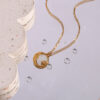 4315d6cf-e195-4a11-84c2-f260d8aadb7c.jpg Popular Versatile Shell Moon Necklace