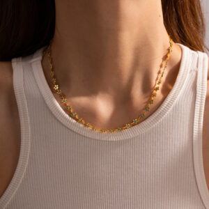 57e419ac-49c7-49fb-be0a-7949b59e71b8.jpg National Style Pastoral Oil-spot Glaze Flowers Necklace Bracelet Jewelry