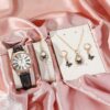 692f042e-9ff8-4c57-95df-038c29560cd6.jpg Luxury Women Butterfly Necklace Bracelet Earrings Drop Oil Diamond Jewelry