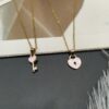 7cc68840-9d36-4504-b92a-774964d4199a.jpg A Pair Of Lovers Necklace Small Key Lock Love Pendant