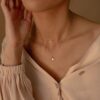 88dbbe8a-9fe3-46e3-82a1-c5937a767af4.jpg Starburst Layered Necklace by Caitlyn Minimalist • Diamond Star Necklace, Celestial Jewelry • Minimalist Style • Gift for Women
