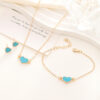 c2588b8c-f052-4a49-9e34-be5b29f7453f.jpg Simple Love Jewelry Women's Fashion Necklace Suit Heart Jewelry Set Gift For Her Fashion Party Jewelry